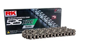 RK LANAC POGONSKI 525XRE-114 (XW-RING) ZAKIVAK (CLF) U SETU BOJA STANDARD (ZAPREMINA: ZA 1000 CCM) (42 KN)