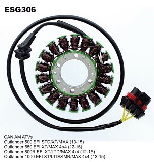 ELECTROSPORT NAMOTAJ ALTERNATORA (STATOR) CAN-AM OUTLANDER 500 (13-15), 650 (12-15), 800/850 (12-16), 1000 (12-16), RENEGADE 800 (12-13), 1000 (12-1