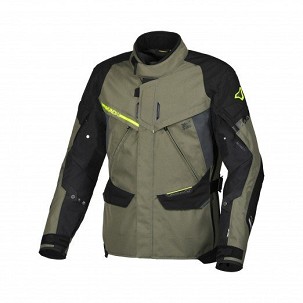 MACNA RASPRODAJA JAKNA (ODVOJIVA TERMO I ODVOJIVE RAINTEX) MUNDIAL MOTORCYCLE JACKET GREEN/YELLOW BOJA ZELENA/CRNA/ŽUTA FLUO VELIČINA XXXL
