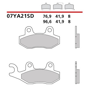 BREMBO 2026/06 KOČIONE PLOČICE KH135 OFF ROAD SINTER SD (SINTEROVANI METAL) (ECE R90)