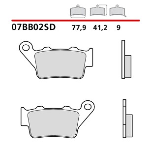 BREMBO 2026/06 KOČIONE PLOČICE KH208 OFF ROAD SINTER SD (SINTEROVANI METAL) (ECE R90)