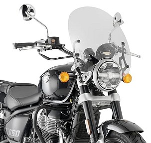 KAPPA VIZIR ROYAL ENFIELD SUPER METEOR 650 '23-'25, 38 X 42 CM PROVIDNA - POTREBNA MONTAŽA A9058AK