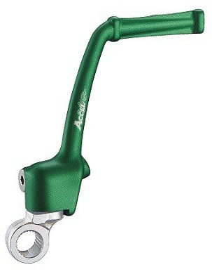 ACCEL POLUGA STARTERA (KOPKA) ALUMINIJUMSKA KAWASAKI KX 65 '00-'24, BOJA ZELENA