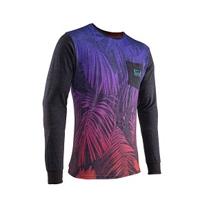 LEATT BLUZKA PREMIUM LONG SHIRT JUNGLE BOJA GRAFITNA/PLAVA/NARANDŽASTA VELIČINA M (CASUAL)