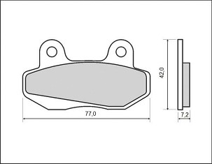 BRENTA PLOČICE KOČIONE KH086 (ORGANIC)