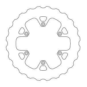 MOTO-MASTER DISK KOČIONI ZADNJI (PUNA) FIXED MUD SERIES (BLATO) 240MM ZA BETA 250/300/350/390/400/430/450/480/498/500 RR '13-'24