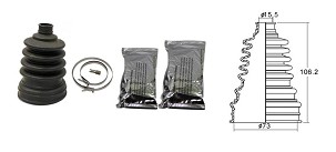 BRONCO ŠTITNIK KARDANA POGONSKOG ATV ARCTIC CAT; CAN-AM; BOMBARDIER (15,5MM X 73MM X 106,2MM) (AT-08521)