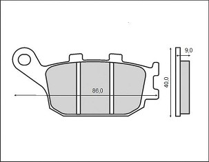 BRENTA PLOČICE KOČIONE KH174 (ORGANIC)