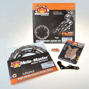 MOTO-MASTER SET KOČIONI ZA KTM `08-'24, HUSQVARNA '14-'24 (ZACISK BREMBO) SADRŽI :DISK PLUTAJUĆI 270MM (112083), ADAPTER (211045) I PLOČICE KH181 M:22 (093022)