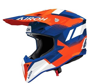 AIROH KACIGA CROSS / ENDURO / ATV / QUAD WRAAAP VISION NARANDŽASTA/PLAVA/BELA VELIČINA L