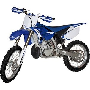 UFO ZADNJE BOČNE PLASTIKE YAMAHA YZ 125/250 '02-'14 RESTYLING BOJA BELA
