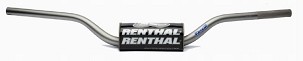 RENTHAL VOLAN 1,1/8 CALA (28,6MM) MX FATBAR HANDLEBAR GREY RC MINI/85CC BOJA SIVA SA SUNĐEROM