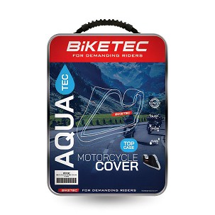 BIKETEC NAVLAKA VODOOTPORNI AQUATEC NA MOTOCIKL SA MESTOM NA CENTRALNI KOFER BOJA CRNA/SIVA VELIČINA XXL