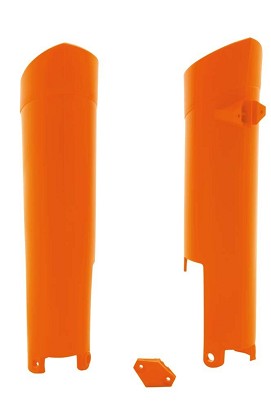 RACETECH (RTECH) ŠTITNICI TELESKOPA KTM SX 125-250, SXF 250-505, EXC/EXCF 125-530 (08-14), GAS GAS MC/EC/FSR 125-300 BOJA OEM NARANDŽASTA (KT04002127)