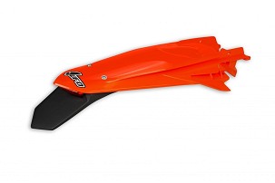 UFO BLATOBRAN ZADNJI KTM EXC 125 '20-'21, EXC/EXCF(EXC-F) 150/250/300/350/450/500 TPI '20-2023 BOJA NARANDŽASTA FLUO ( ENDURO SA SVETILJKOM LED )