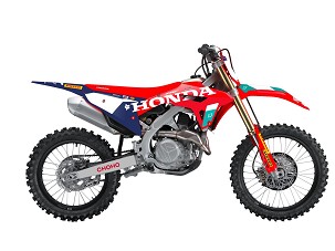 BLACKBIRD KOMPLET NALEPNICA (OBLOGA) HONDA CRF 250R '25; CRF 450R '25-'26 REPLICA TEAM HRC 25 HONDA