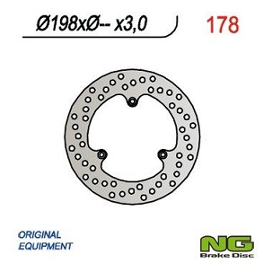 NG DISK KOČIONI PREDNJI KTM 60/65/85 SX (198x-x3)