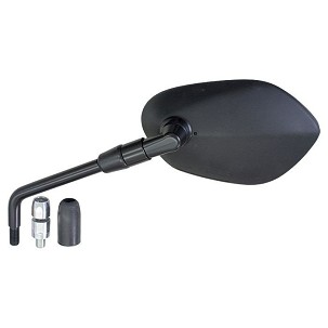 EMGO RETROVIZOR SUZUKI SFV 650 GLADIUS '14-'15, GSX-S 1000 '16-'18, SV 650 '17-'20 LEVO (OEM: 56600-08J11) BOJA CRNA (TIP ORIGINALA) (HOMOLOGACIJA)