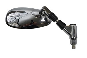 EMGO RETROVIZOR YAMAHA XVS 950 A DRAG STAR / MIDNIGHT STAR '09-'15, BT 1100 BULDOG '02-'06, XVS 1100 DRAG STAR '06-, XVS 1300 A MIDNIGHT STAR '07-, DESNO (OEM: 5EL-26290-1000) HROMIRANE (TIP ORIGINALA) (HOMOLOGACIJA)