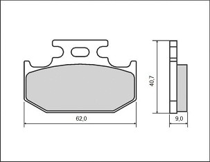 BRENTA PLOČICE KOČIONE KH152 (ORGANIC)