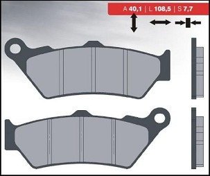 BRENTA PLOČICE KOČIONE KH209 (ORGANIC)