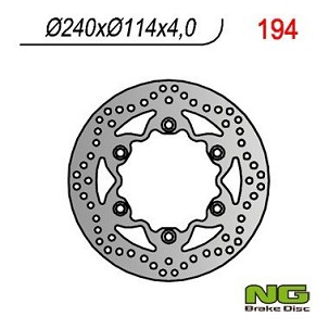 NG DISK KOČIONI PREDNJI HONDA REBEL 125/250, CBF 125 08-12, VT 125 (99-08) (240x114x4) (6X10,5MM)