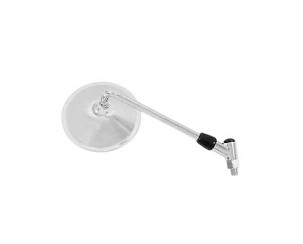 EMGO RETROVIZOR SUZUKI GS 450 L, GSX 250 / 400 / 750, GS 500 / 1000 / 1100 E, TS 125 / 250, RG 250 E DESNO / LEVO (PARA 2 KOM.) (KRATKE RAME 7") HROMIRANE (TIP ORIGINALA)