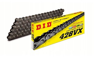 DID LANAC POGONSKI 428VX-146 (142 KARIKA) X-RING (OTVOREN + ZAKIVAK)