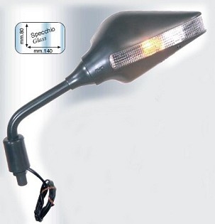 FAR RETROVIZOR LEVO UNIVERZALNE SA KIERUNKOWSKAZEM (PARA SA 6278) (M10X1,25)