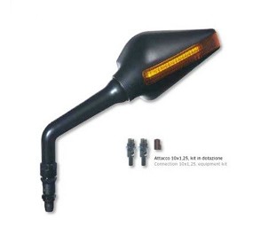 FAR LUSETRKO DESNO UNIVERZALNE SA KIERUNKOWSKAZEM BOJA CRNA (KOMPLET ZA FAR6119)