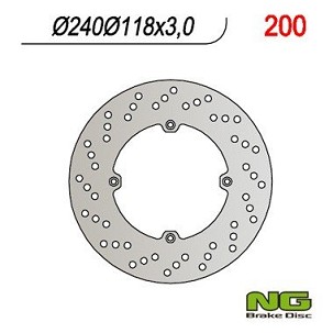 NG DISK KOČIONI PREDNJI HONDA XL 600R (83-87), CR 125 (85-88), CR 500 (88) (240x118x3)