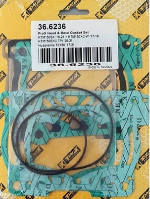 PROX ZAPTIVKE TOP-END KTM SX 150 '16-'22, HUSQVARNA TE 150 '17-'23 (GLAVA+CILINDAR)