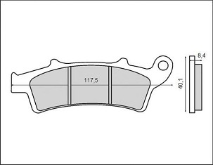 BRENTA PLOČICE KOČIONE KH324 (ORGANIC)