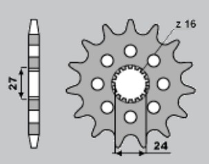 CHT RASPRODAJA LANČANIK PREDNJA 2190 17 SUZUKI GSXR 1000 '09-'15, GSXR 1300 '08-'15