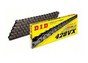 DID LANAC POGONSKI 428VX-134 (134 KARIKA) X-RING (OTVOREN + ZAKIVAK)