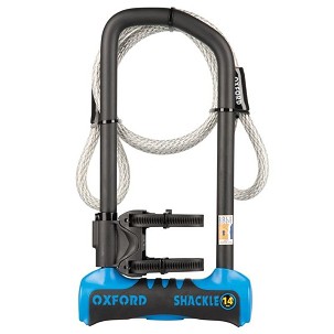 OXFORD OSIGURAČ ANTIKRAĐE KATANAC SHACKLE 14 PRO U-LOCK 320mm x 177mm BOJA PLAVA