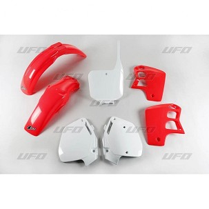 UFO KOMPLET PLASTIKE HONDA CR 500 '95-'00 BOJA OEM '00 (CRVENA/BELA) (HO089E999K)