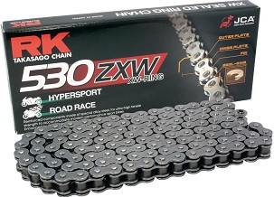 RK LANAC POGONSKI 530ZXW-110 (XW-RING) ZAKIVAK (CLF) U SETU BOJA STANDARD (ZAPREMINA: ZA 1400 CCM) (44 KN)