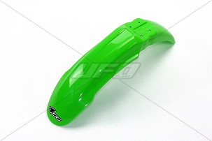 UFO BLATOBRAN PREDNJI KAWASAKI KX 125/250 '03-'08, KXF 250 '04-'08, KXF 450 '06-'08, KLX 450R '07-'23 BOJA ZELENA - ZAMENJUJE KA03753026
