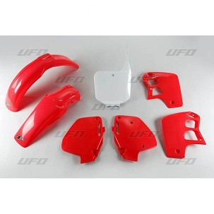 UFO KOMPLET PLASTIKE HONDA CR 500 '91-'94 BOJA OEM '92-'94 (CRVENA/BELA) (HO090E999W)