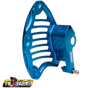 FM-PARTS ŠTITNIK ALUMINIJUMSKA DISKA KOČIONE PREDNJE KTM / HUSQVARNA '15-'24 BOJA PLAVA (OSOVINA 22MM)