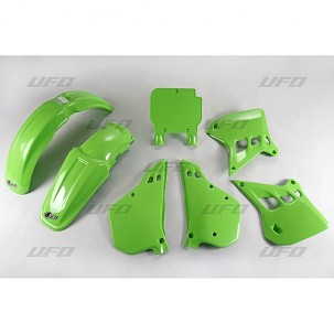 UFO KOMPLET PLASTIKE KAWASAKI KX 125 '90-'91 BOJA OEM '91 (ZELENA) (KA196E999A)