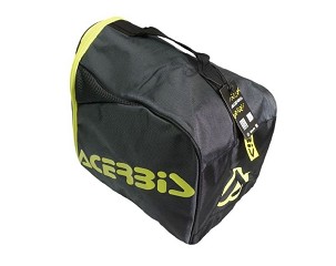ACERBIS SET TORBA NA ČIZME X-LINEAR BOJA CRNA/ŽUTA + ACERBIS TORBA NA KACIGA X-LINEAR BOJA CRNA/ŽUTA NEON CARGO BAG (PAKET) + O!MOTO SET ZA NEGE KACIGE 10 DIN