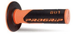 PROGRIP RUČKE PG801 OFF ROAD (22+25MM, DUŽ.115MM) BOJA NARANDŽASTA FLUO/CRNA (DVOKOMPONENTNE) (PG801ORF/BK) (801-296)