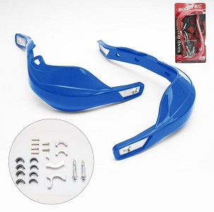 BIKETEC PARTS ŠTITNICI RUKU (HAND GUARD) ALU BOJA PLAVA (SA NOSAČIMI 22MM I 28MM)