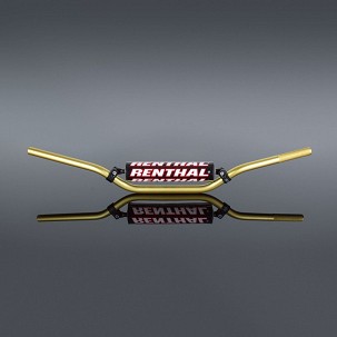 RENTHAL VOLAN 7/8 CALA (22MM) MX HANDLEBAR GOLD ENDURO PADDED BOJA ZLATNA SA SUNĐEROM