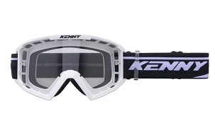 KENNY RACING NAOČARE MODEL TRACK WHITE - CLEAR LENS - BOJA BELA VIZIR PROVIDNA