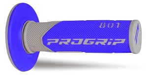 PROGRIP RUČKE PG801 OFF ROAD (22+25MM, DUŽ.115MM) BOJA SIVA/PLAVA (DVOKOMPONENTNE) (801-291) (PG801/9)