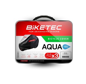 BIKETEC NAVLAKA VODOOTPORNI AQUATEC NA TRI BICIKLA BOJA CRNA/SIVA VELIČINA UNIVERZALNI