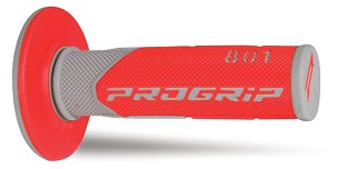 PROGRIP RUČKE PG801 OFF ROAD (22+25MM, DUŽ.115MM) BOJA SIVA/CRVENA (DVOKOMPONENTNE) (801-288) (PG801/7)